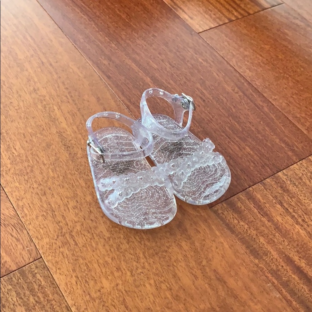 NEW Old Navy glitter jelly sandals.